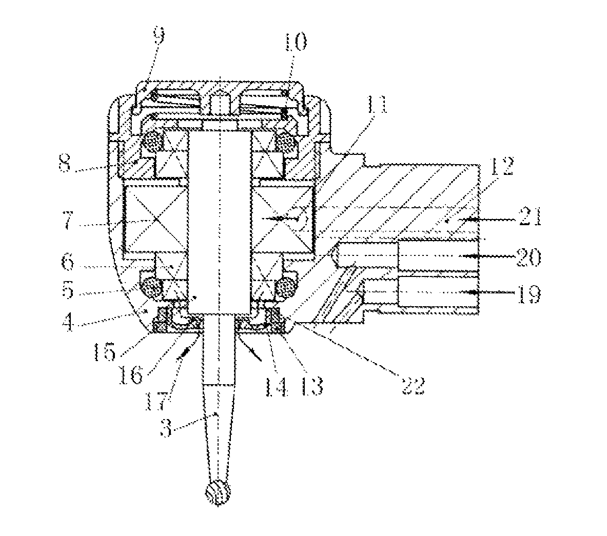 Suckback prevention device for single use high-speed turbine dental drill handpiece