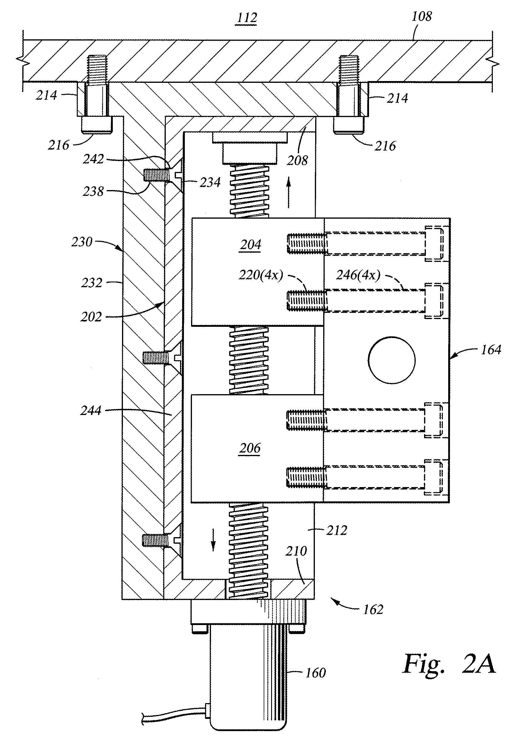 Substrate support lift mechanism