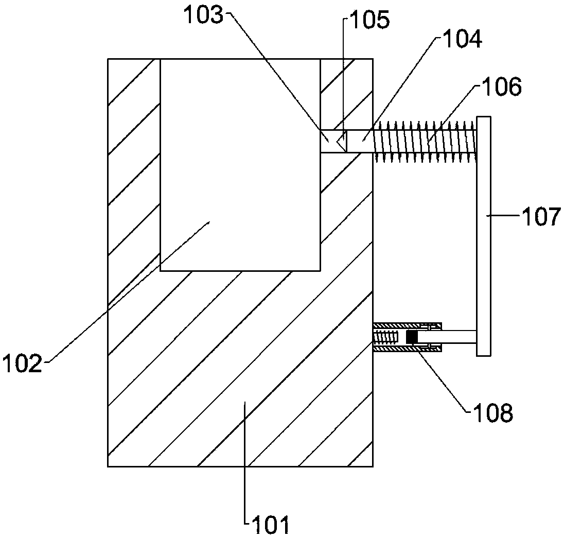 Medical postoperative rehabilitation device integrating massage and moxa fumigation