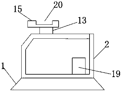 Support frame for electronic instrument rotation