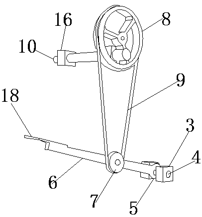 Support frame for electronic instrument rotation