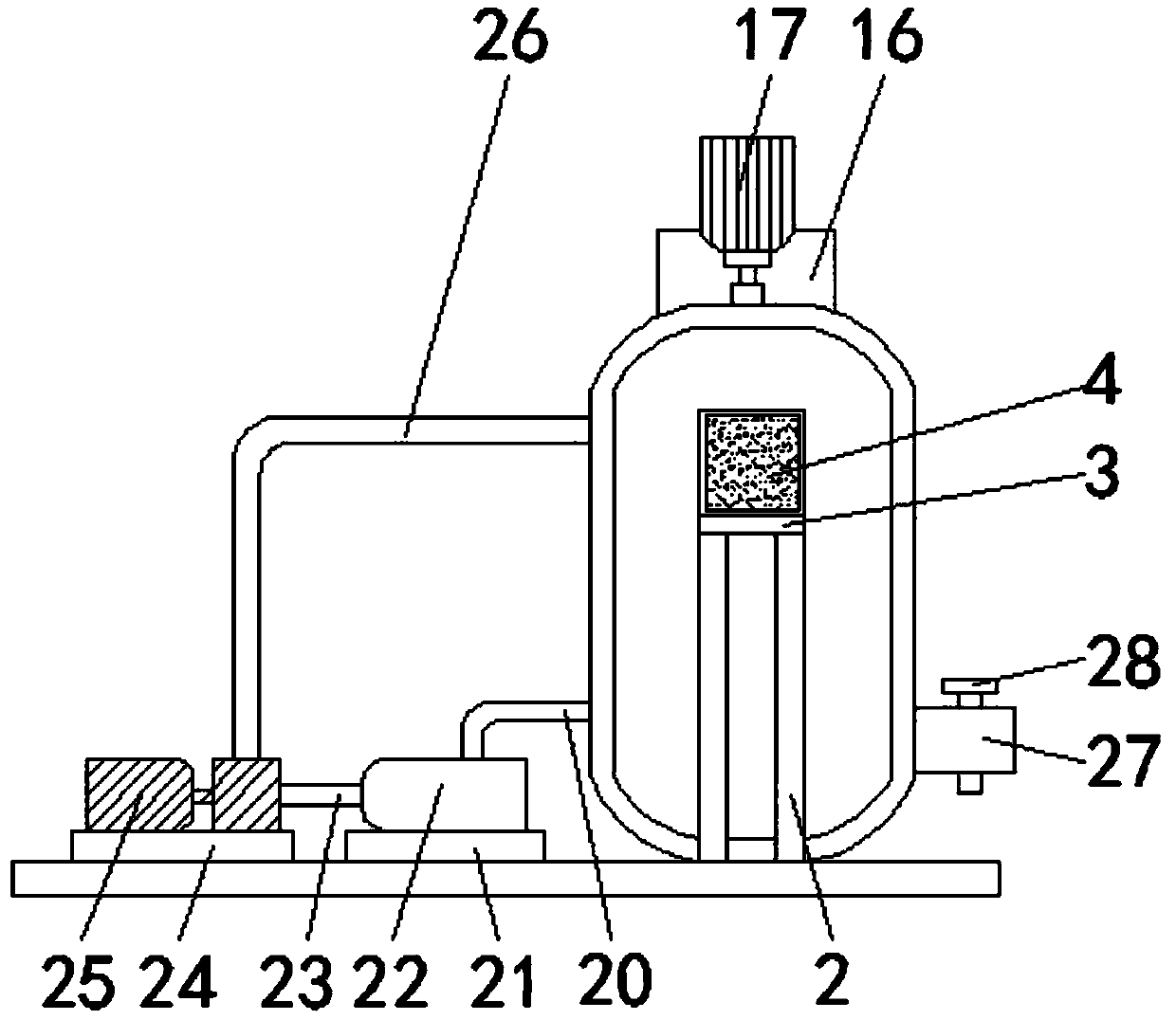 Emulsifying device for improving emulsifying efficiency of cosmetics