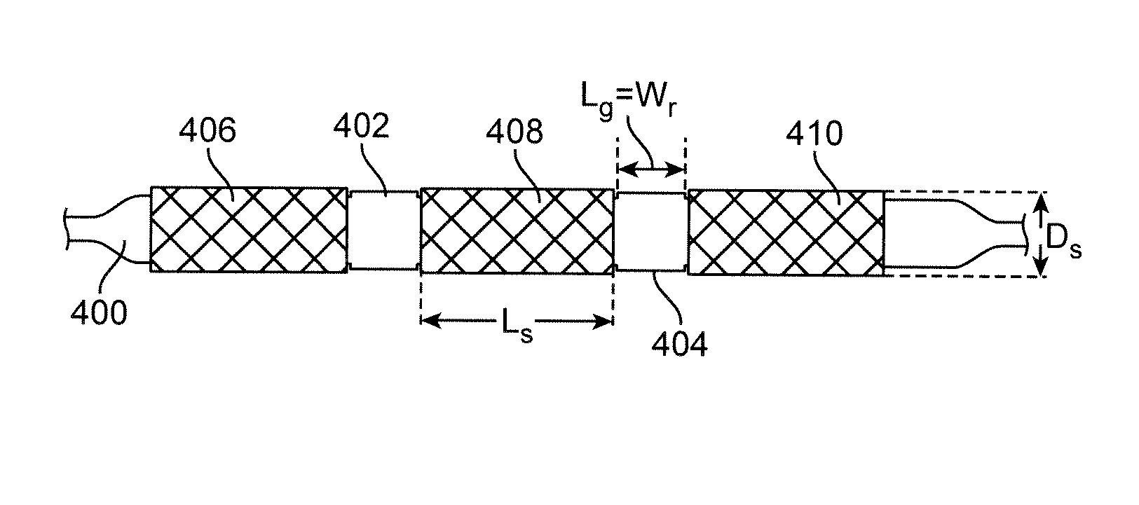 Segmented scaffolds and delivery thereof for peripheral applications