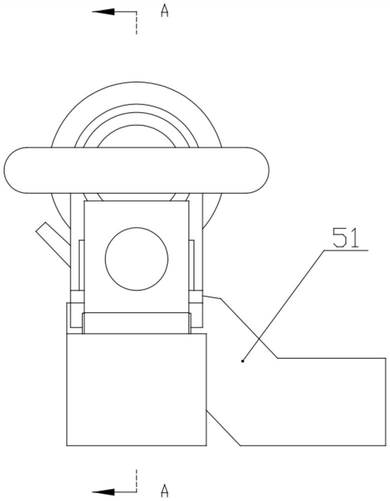 Winding head mechanism for intelligently manufacturing fiber textile