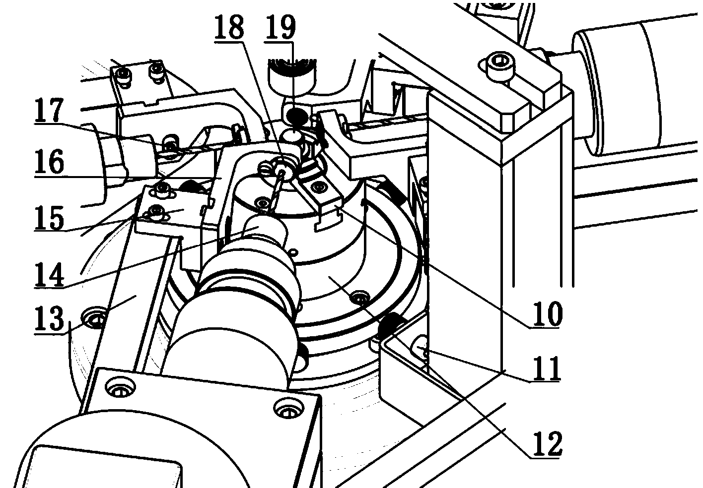 Multi-shaft precision drilling machine tool