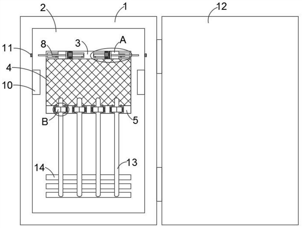 An automatic and rapid heat dissipation electrical cabinet