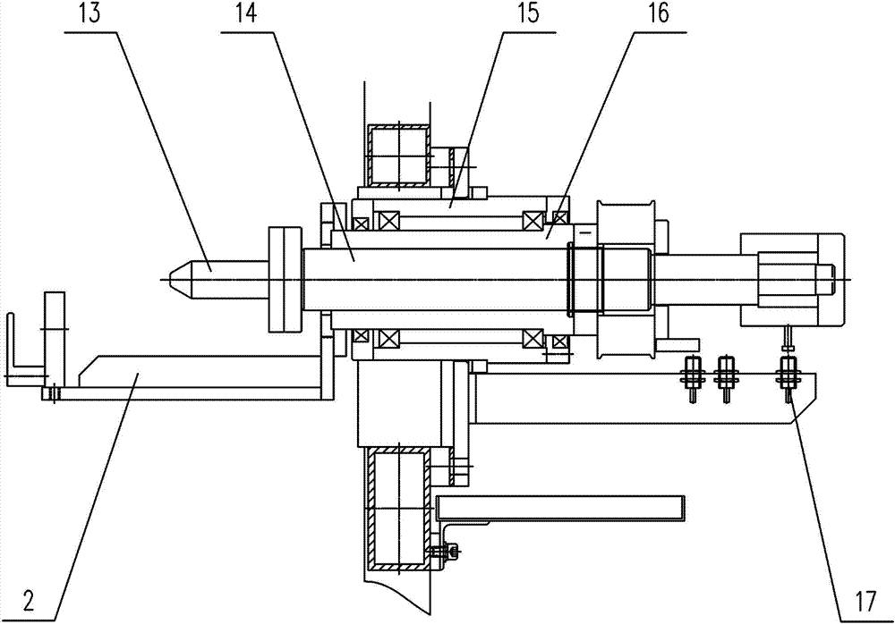 Rotary clamping and cleaning device