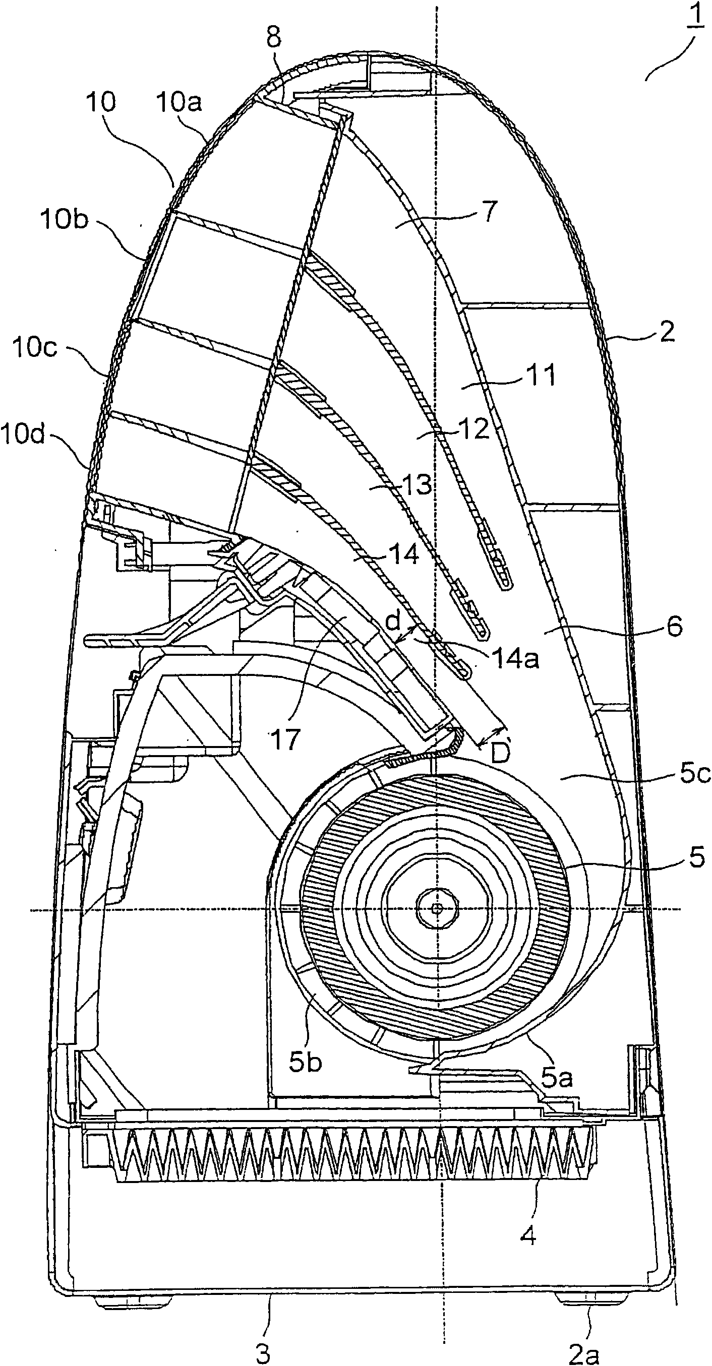 Micro-particle diffusing device