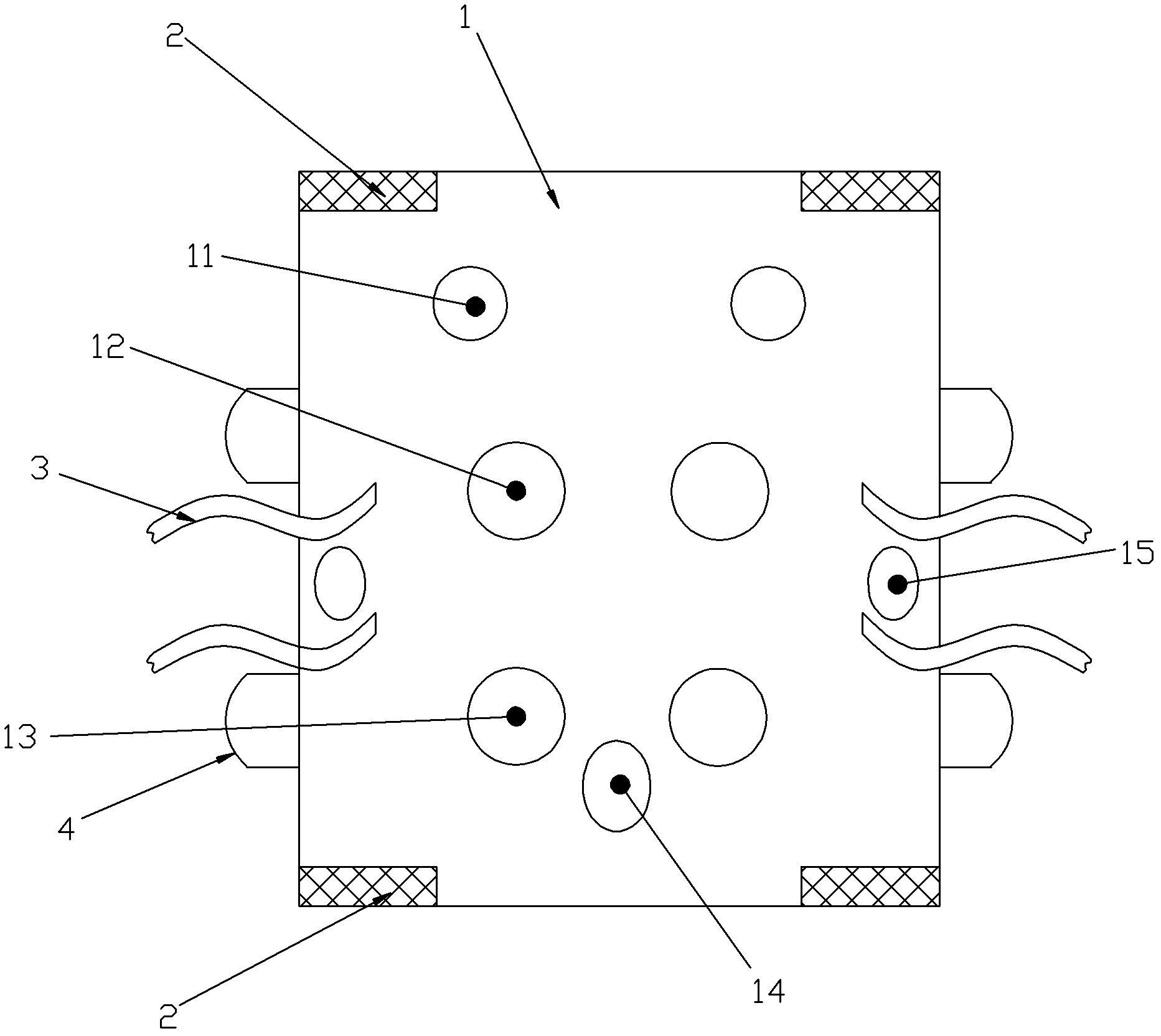 Suspension type animal fixing device