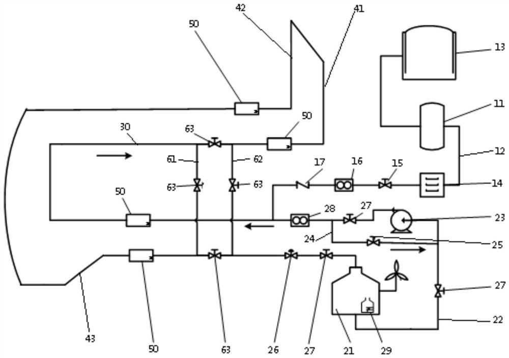 Experimental device for studying the change law of the flow field in the pipeline