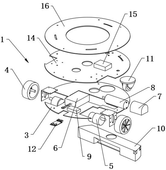 A mobile sweeping robot integrated with an intelligent air purifier