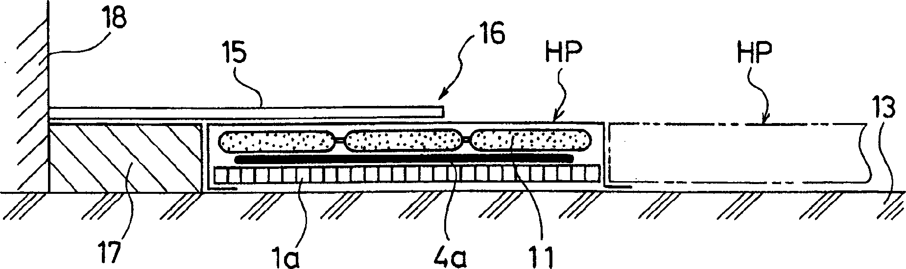 Floor heating device and its temp. control method