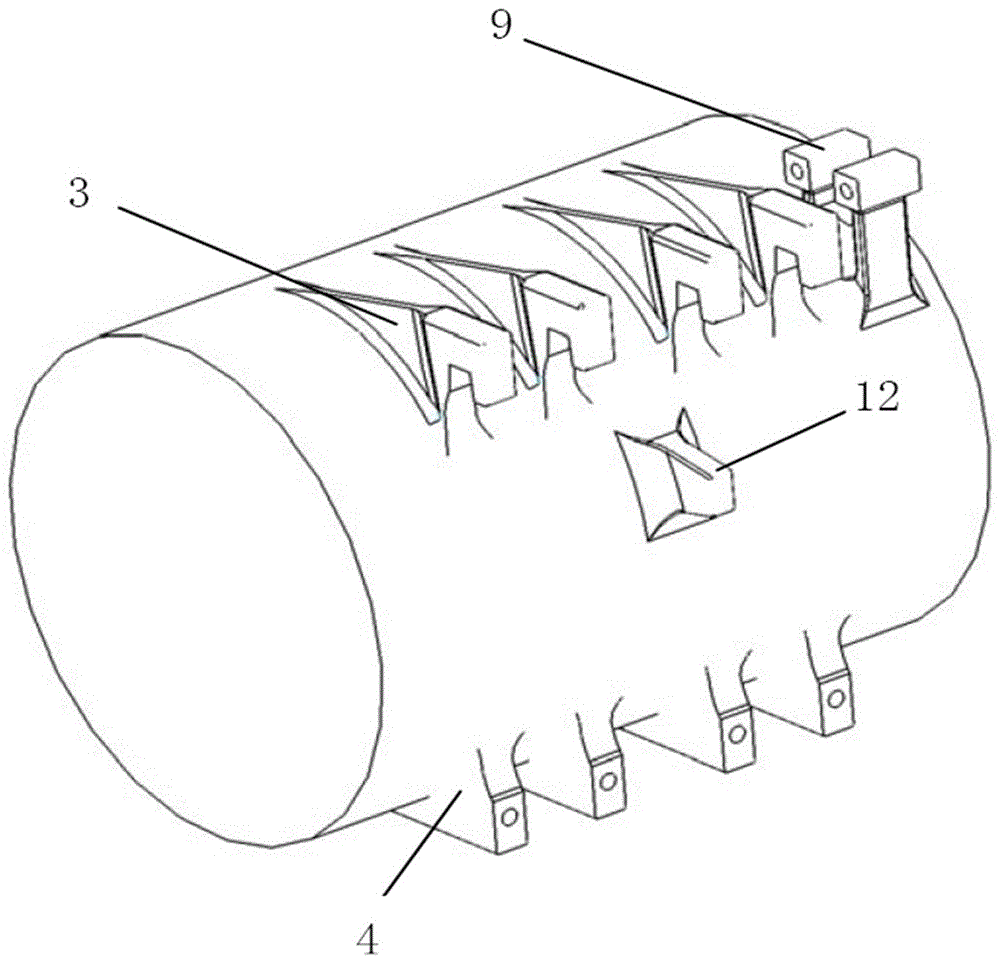 High-speed bogie traction motor lateral decoupling elastic suspension mechanism