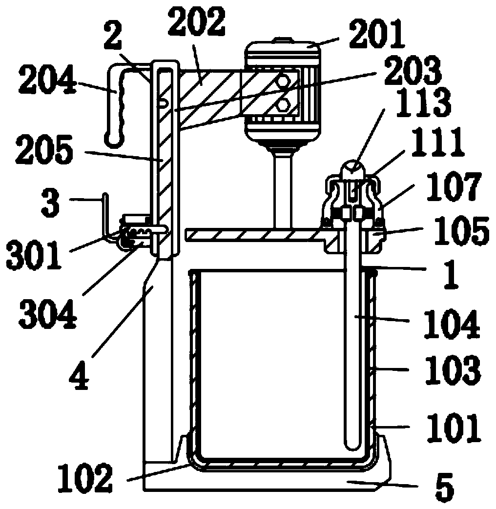 Deoxyribonucleic acid extraction device during nucleic acid detection process