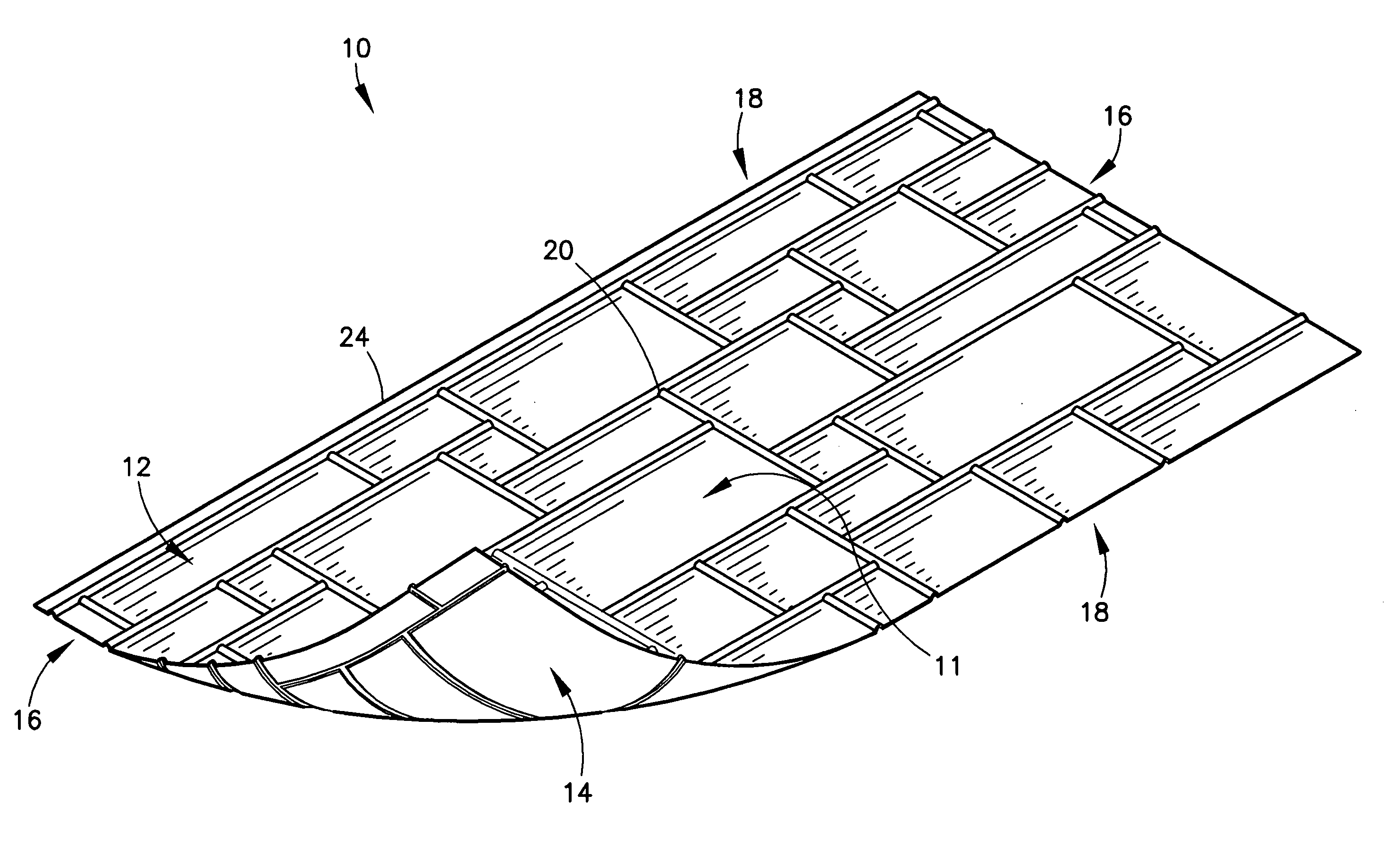 Reversible and flexible liner for imprinting a decorative pattern on a malleable surface and a method of using same