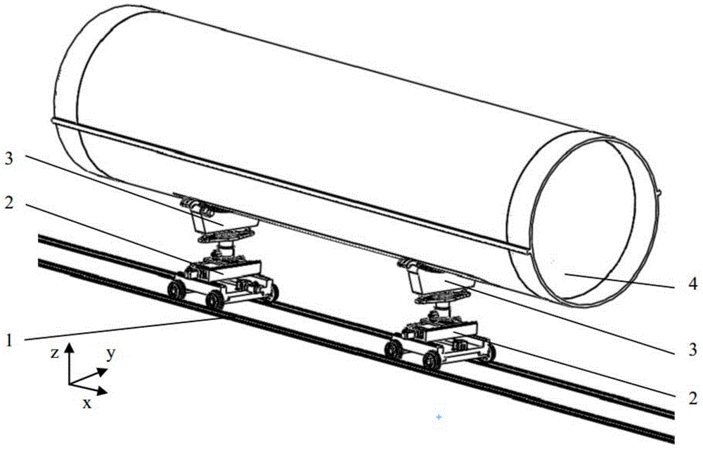 Co-location device for automatically butting and assembling large-sized thin-wall barrel-shaped members