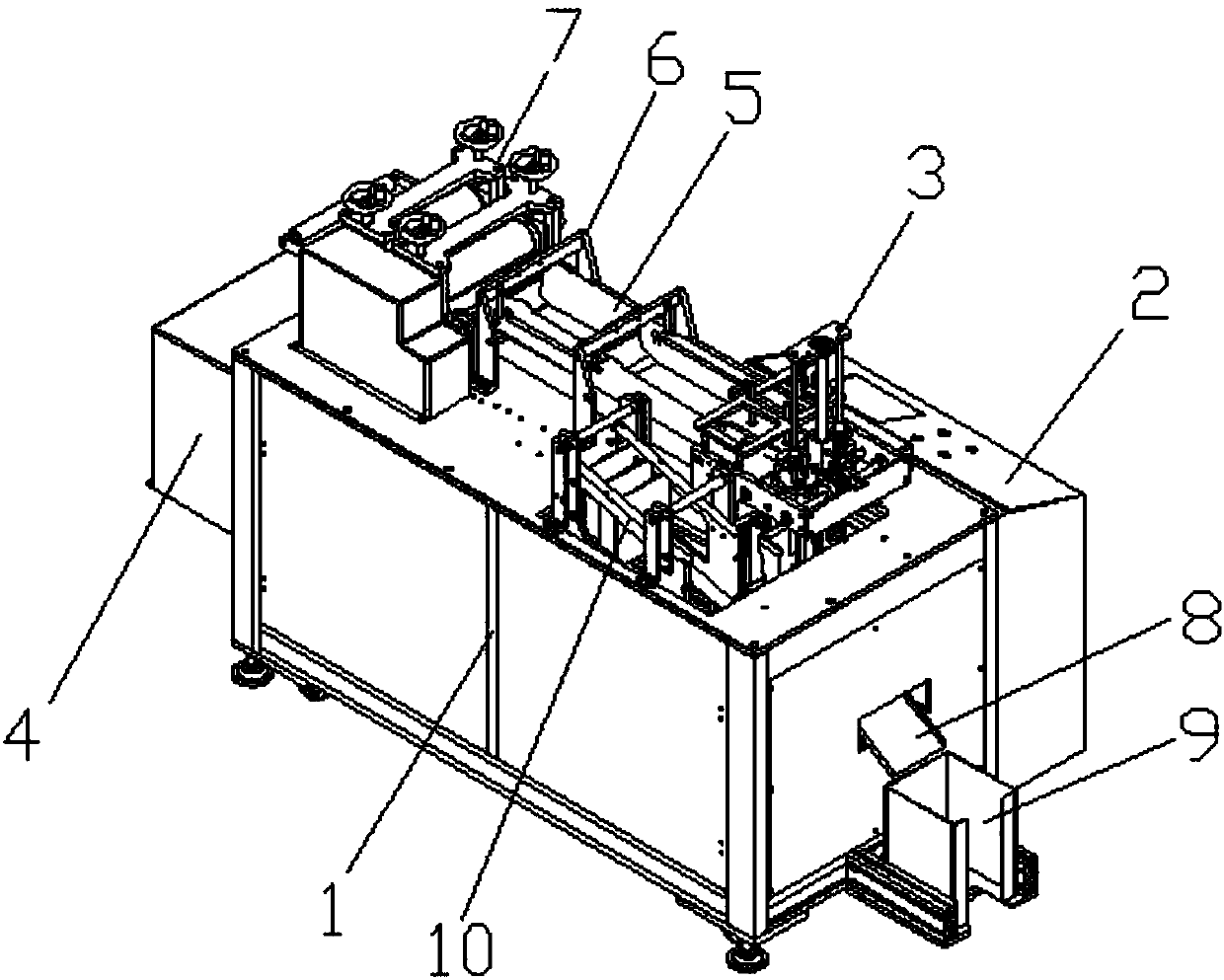 Full-automatic mask folding packer