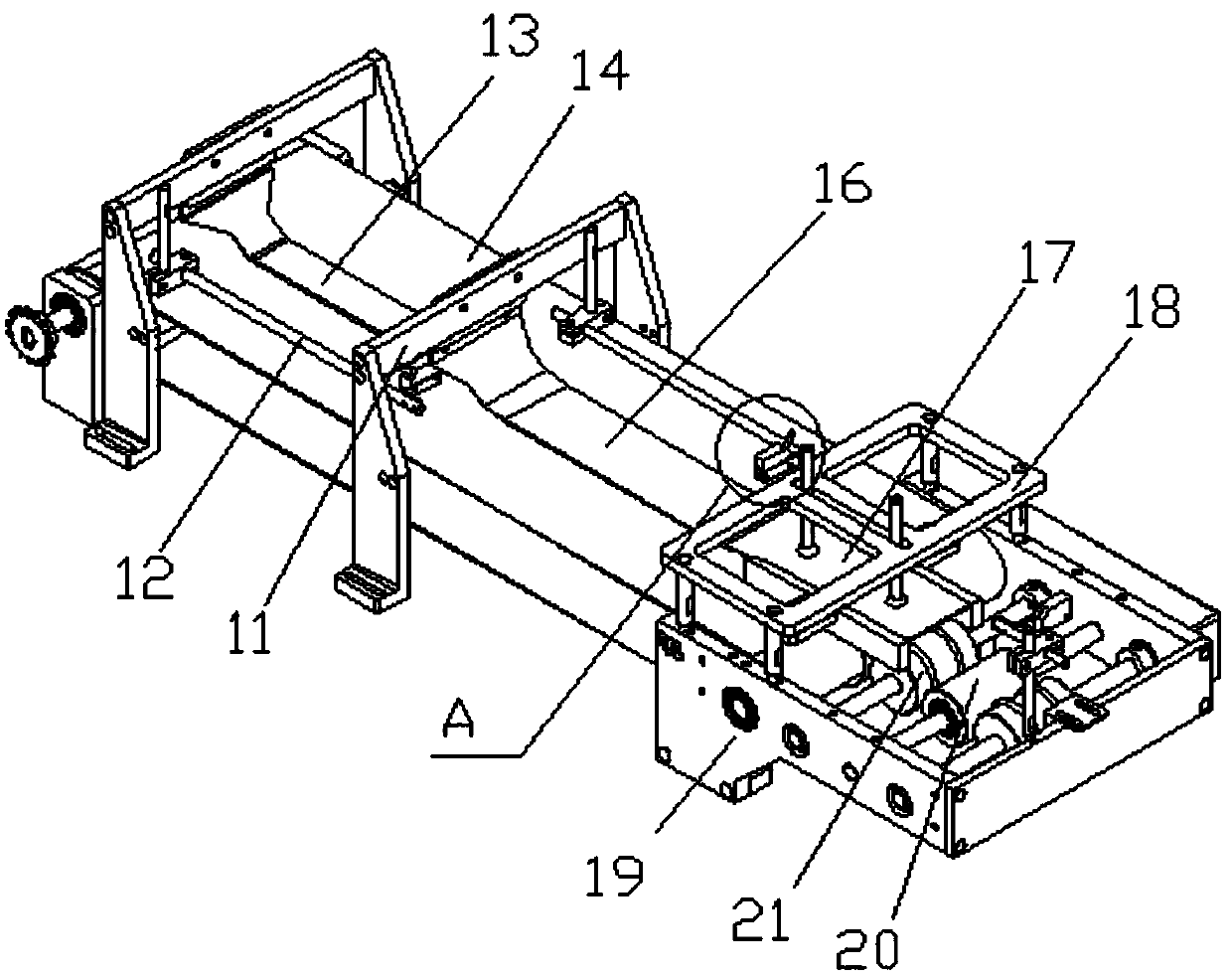 Full-automatic mask folding packer