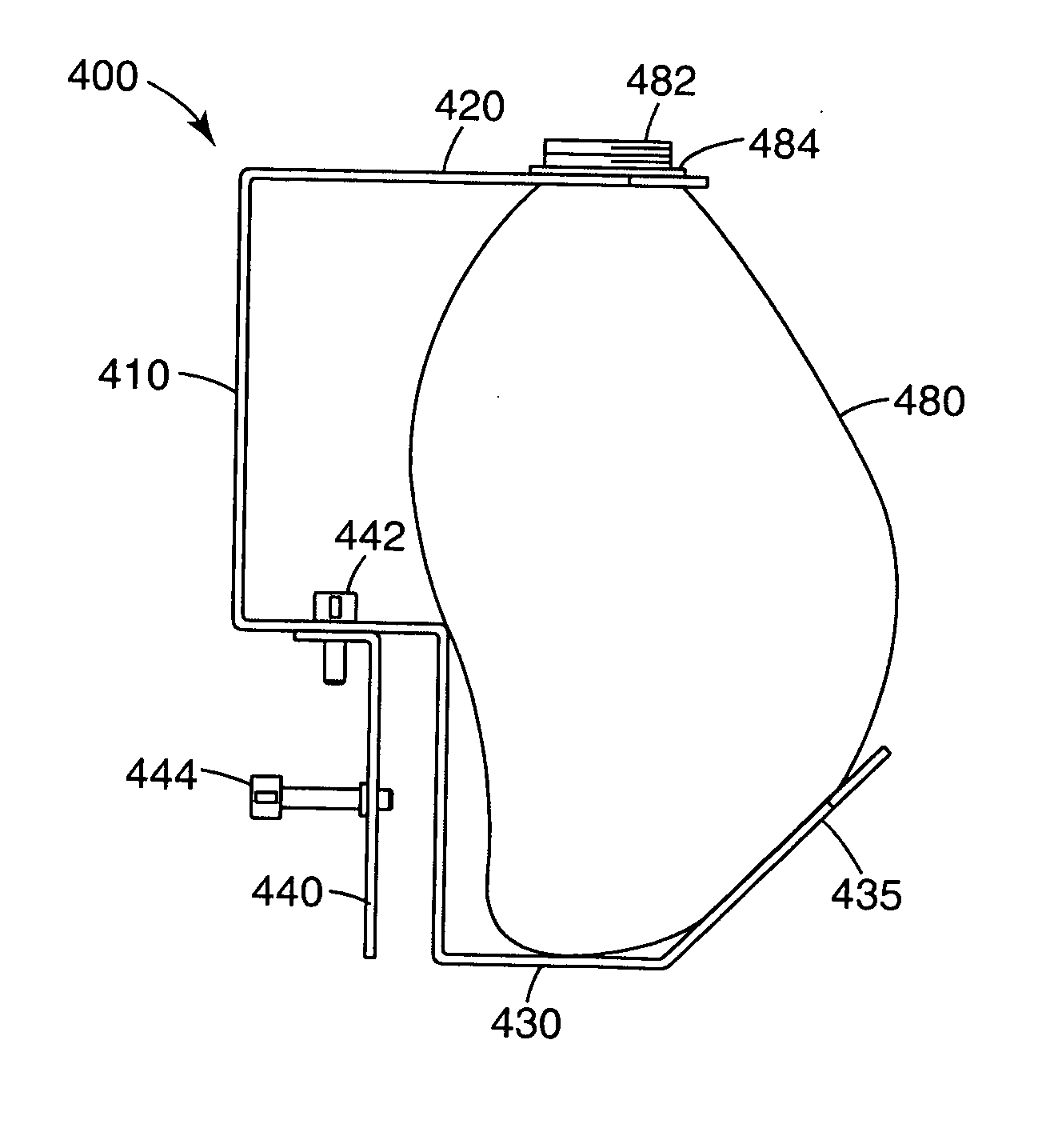 Apparatus for filling and refilling a flexible container