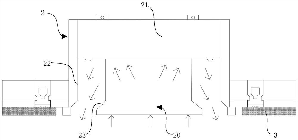 Four-pipe active chilled beam equipment and mounting method thereof