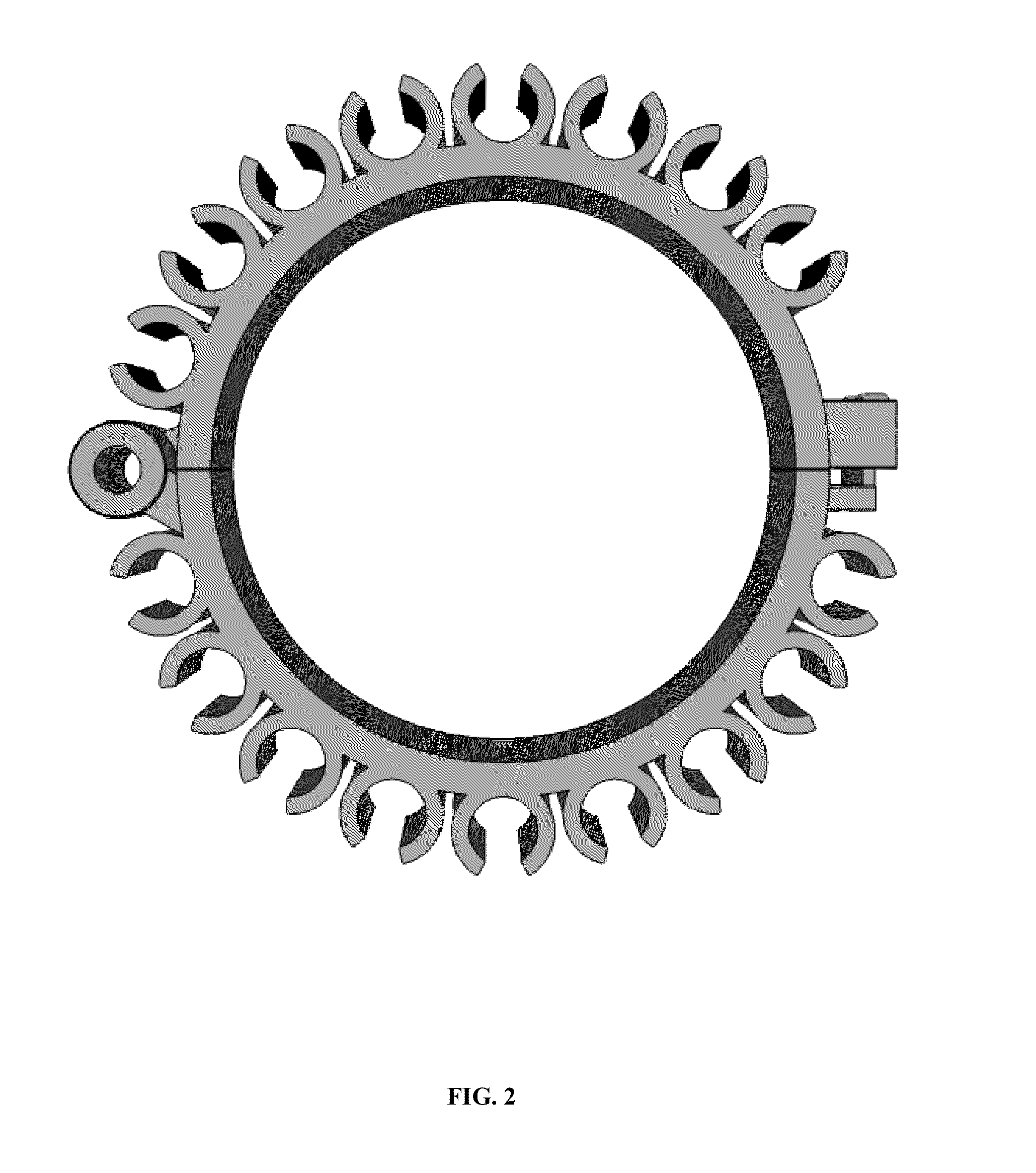 Wiring dressing rings