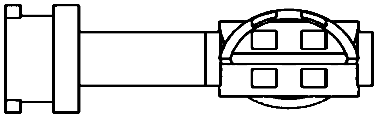 Device capable of automatically taking passion fruit flesh