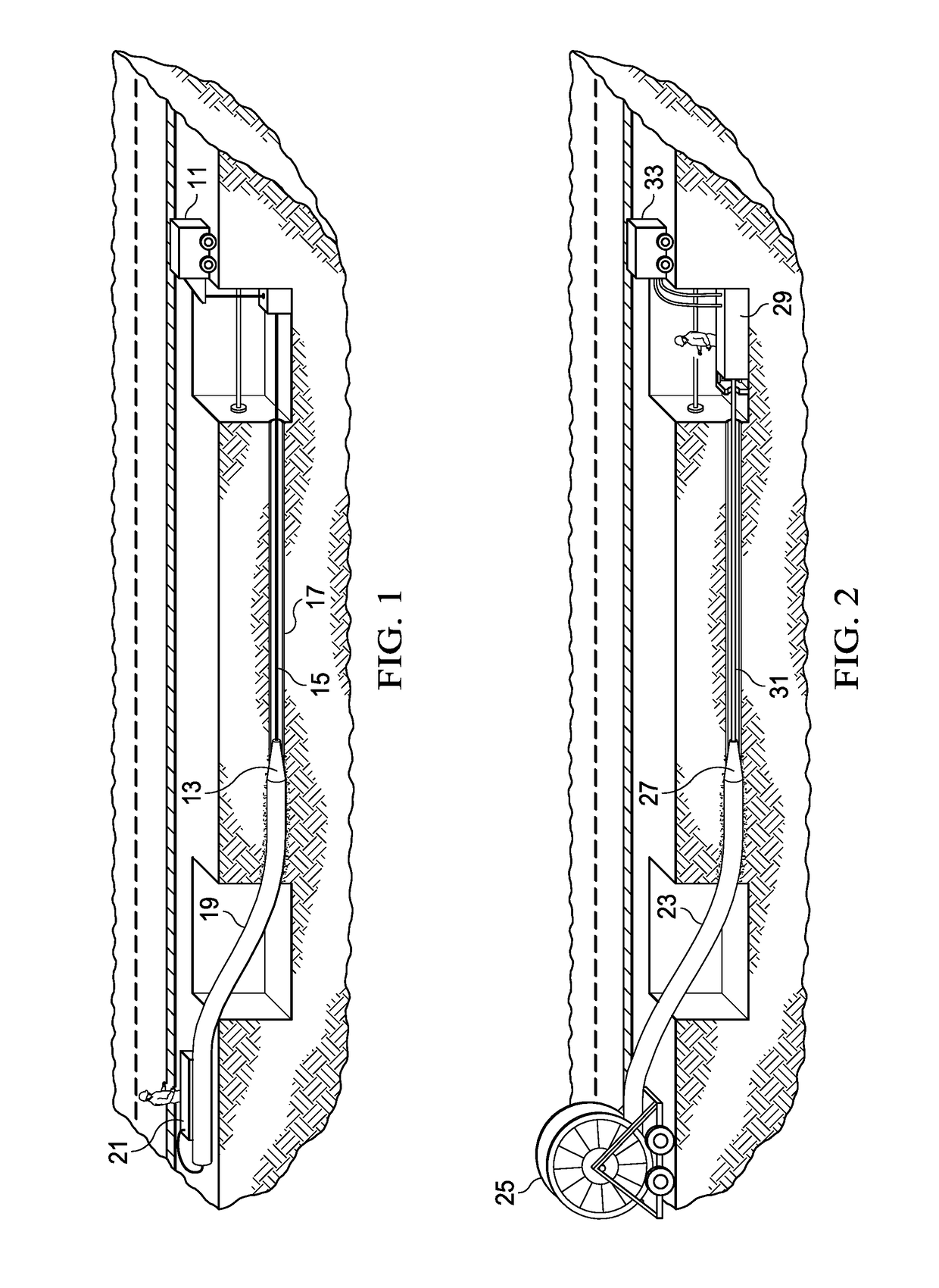 Compositions and methods for in-situ macro-encapsulation treatment of friable asbestos fibers generated by trenchless pipe bursting of asbestos cement pipe