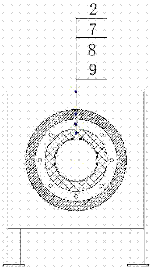 Device for treating organic waste gas by applying photochemical technology