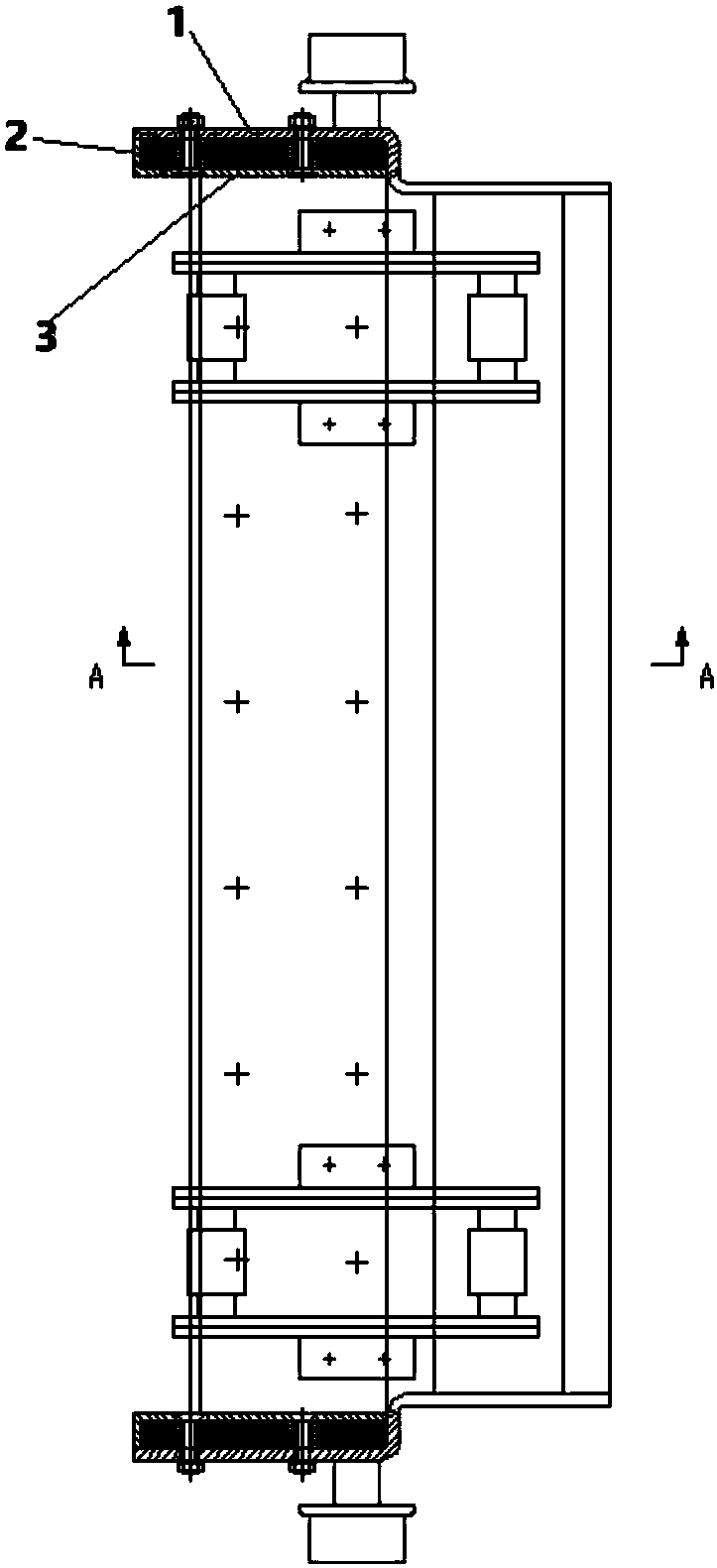 High-temperature plate conveying channel, conveyor and sinter cooling system