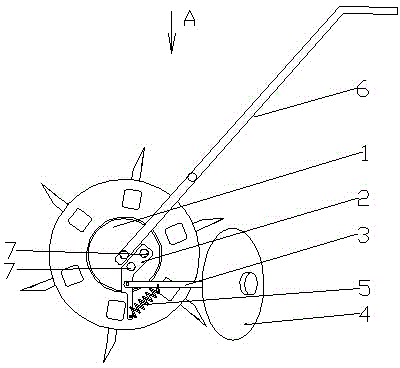 Precise corn dibbling soil coverer