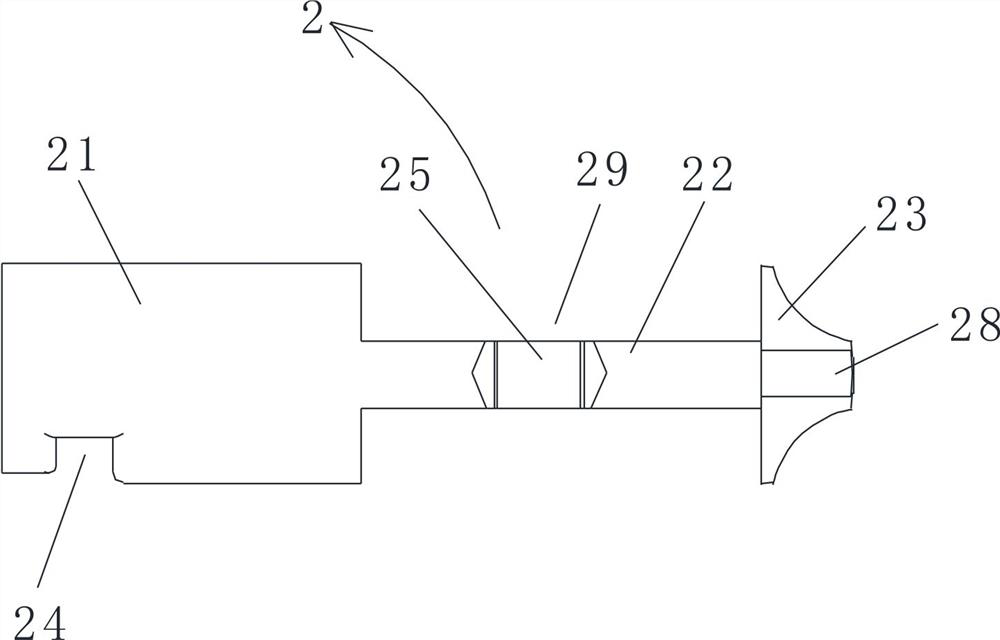 Hidden connecting piece