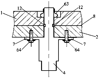 A missile hanging separation mechanism