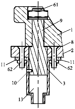 A missile hanging separation mechanism