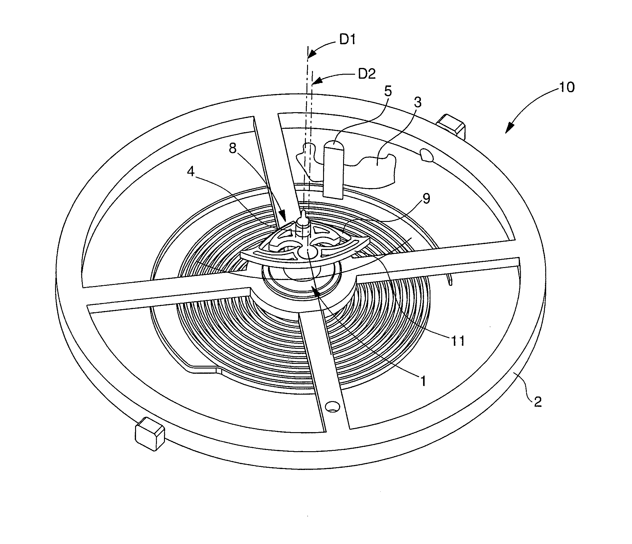 Anti-trip device for an escape mechanism