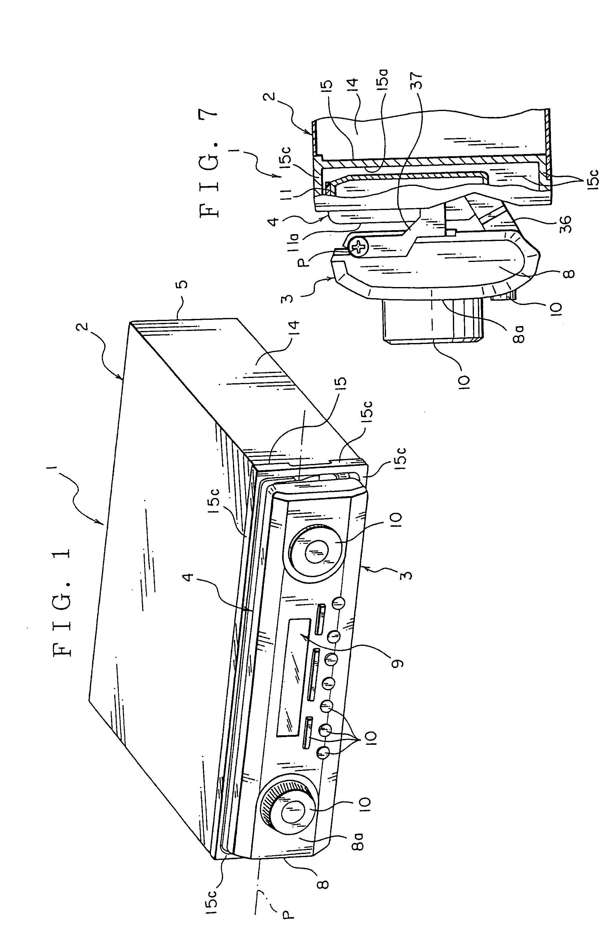 Driving mechanism of electronic instrument