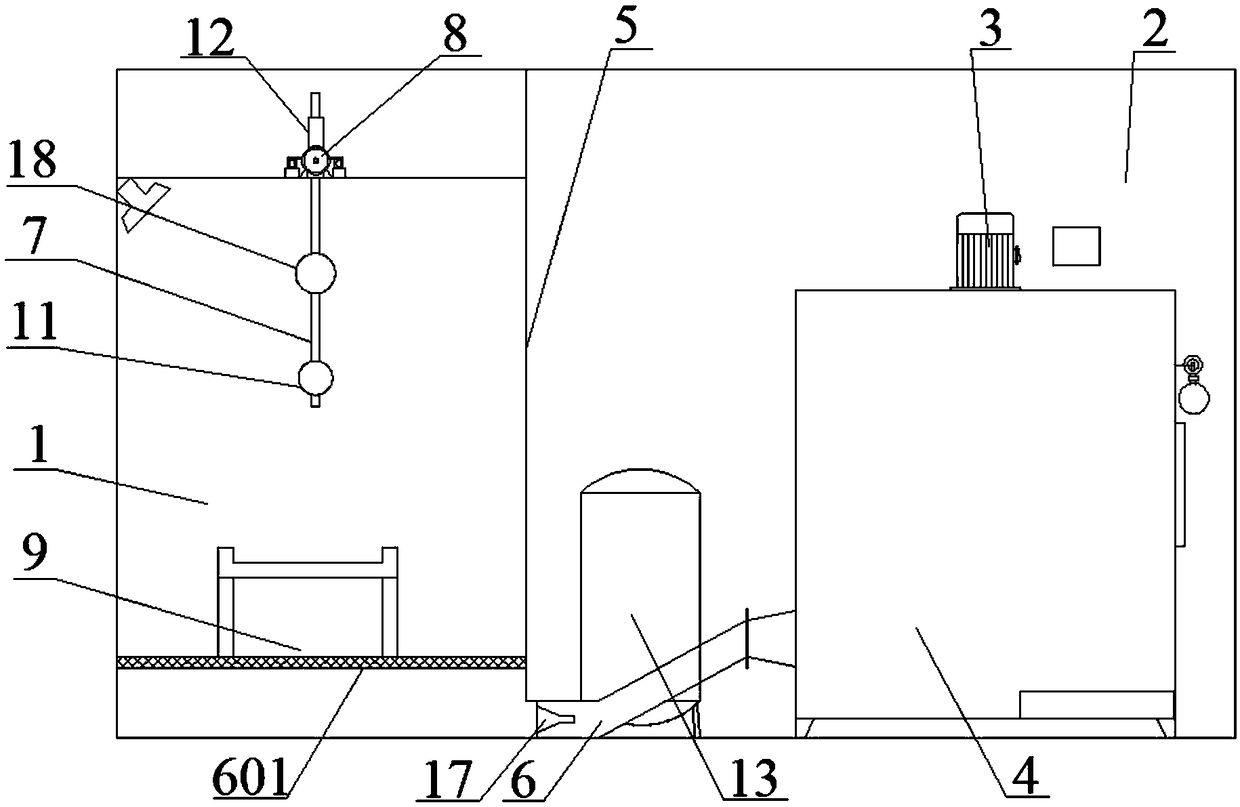 High-efficiency soot blowing device for SCR (selective catalytic reduction) denitration catalyst