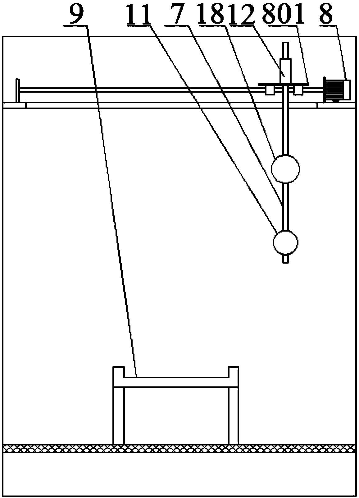 High-efficiency soot blowing device for SCR (selective catalytic reduction) denitration catalyst