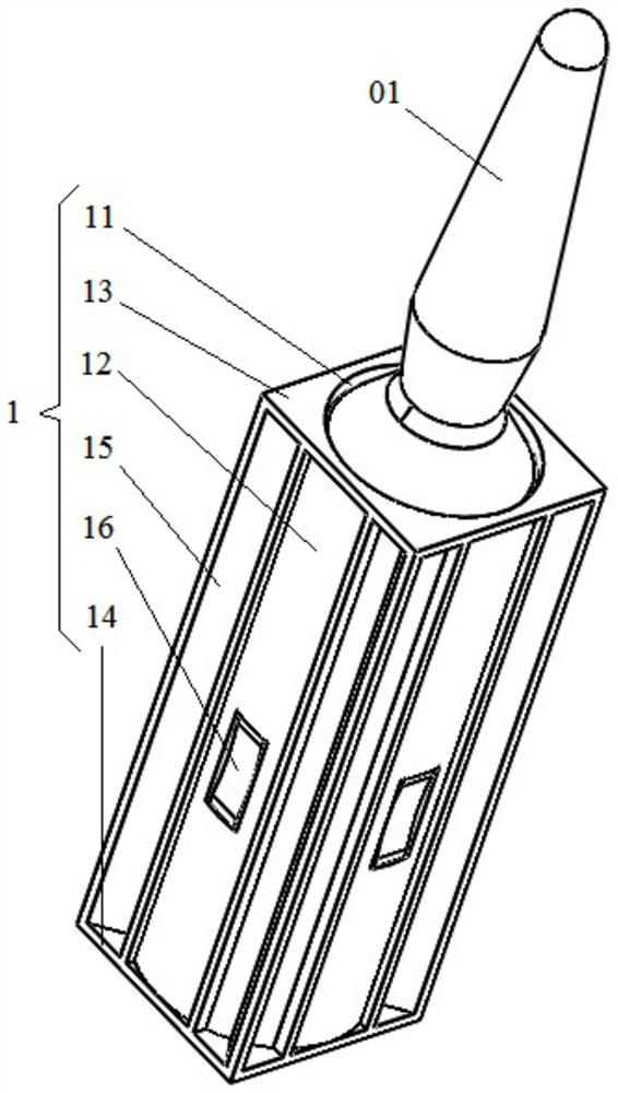 Medicine bottle standard clamping parts and dispensing robot for clamping of dispensing robot