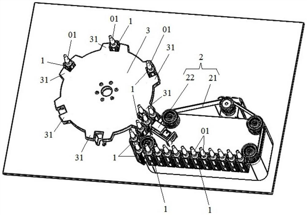 Medicine bottle standard clamping parts and dispensing robot for clamping of dispensing robot