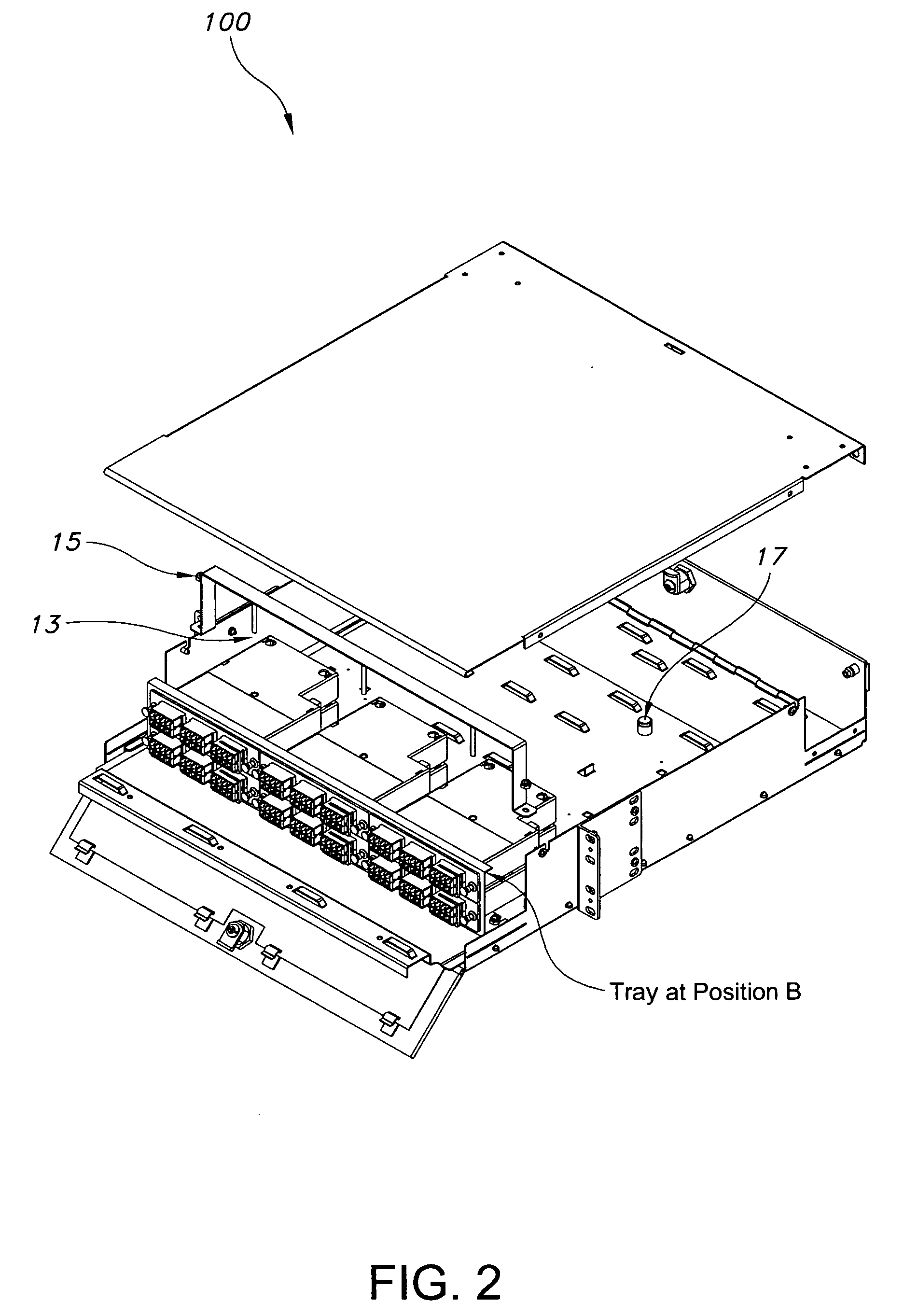 Secure fiber optic network cassette assembly