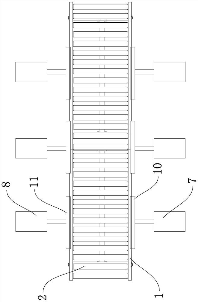 A mahjong coloring device