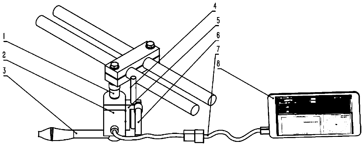 Method and device for actual torque detection after bolted connection of railway vehicles