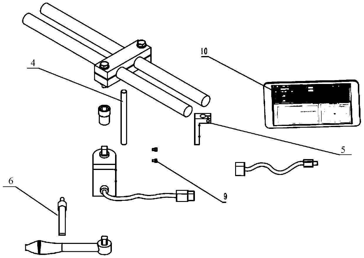 Method and device for actual torque detection after bolted connection of railway vehicles