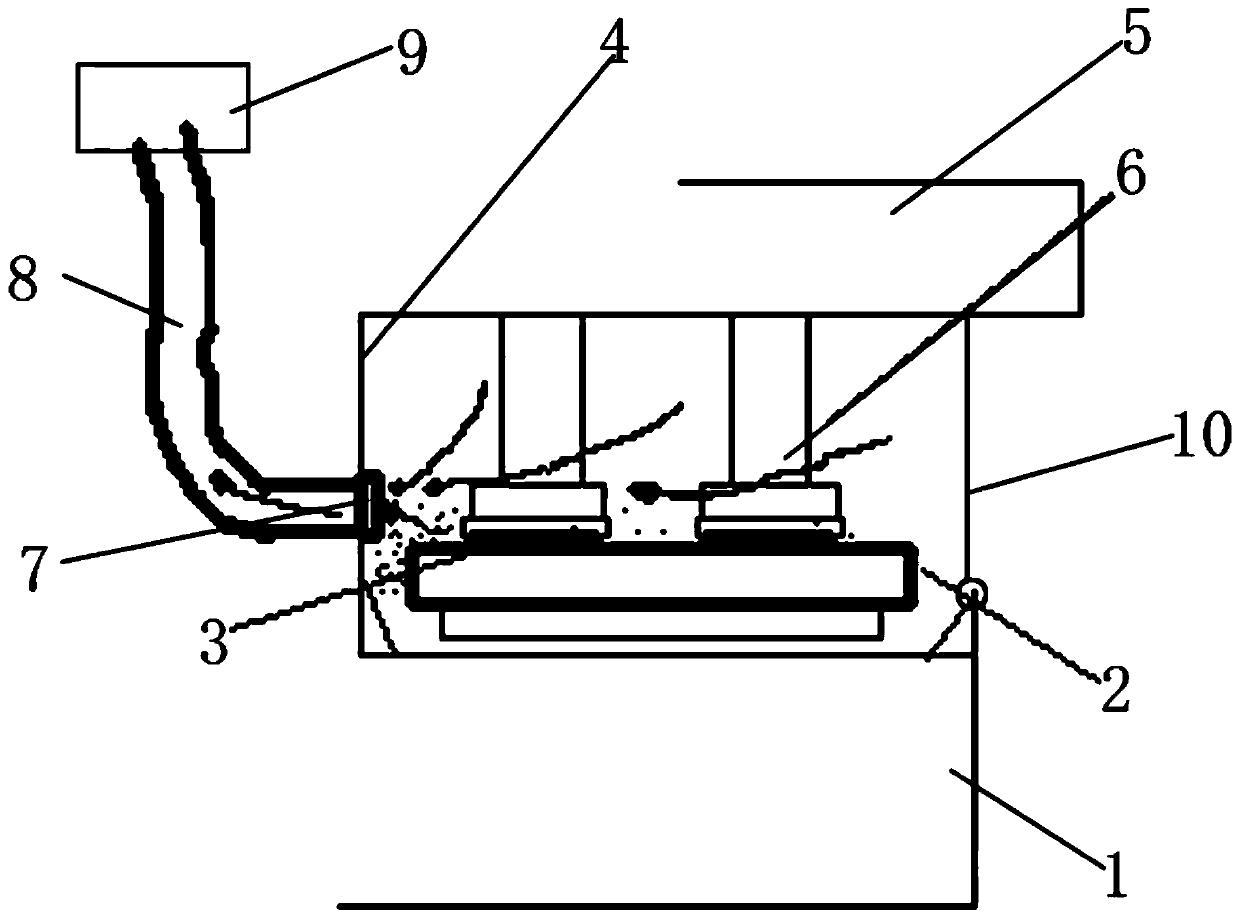 Air particle dust pumping and discharging device and method of polishing equipment