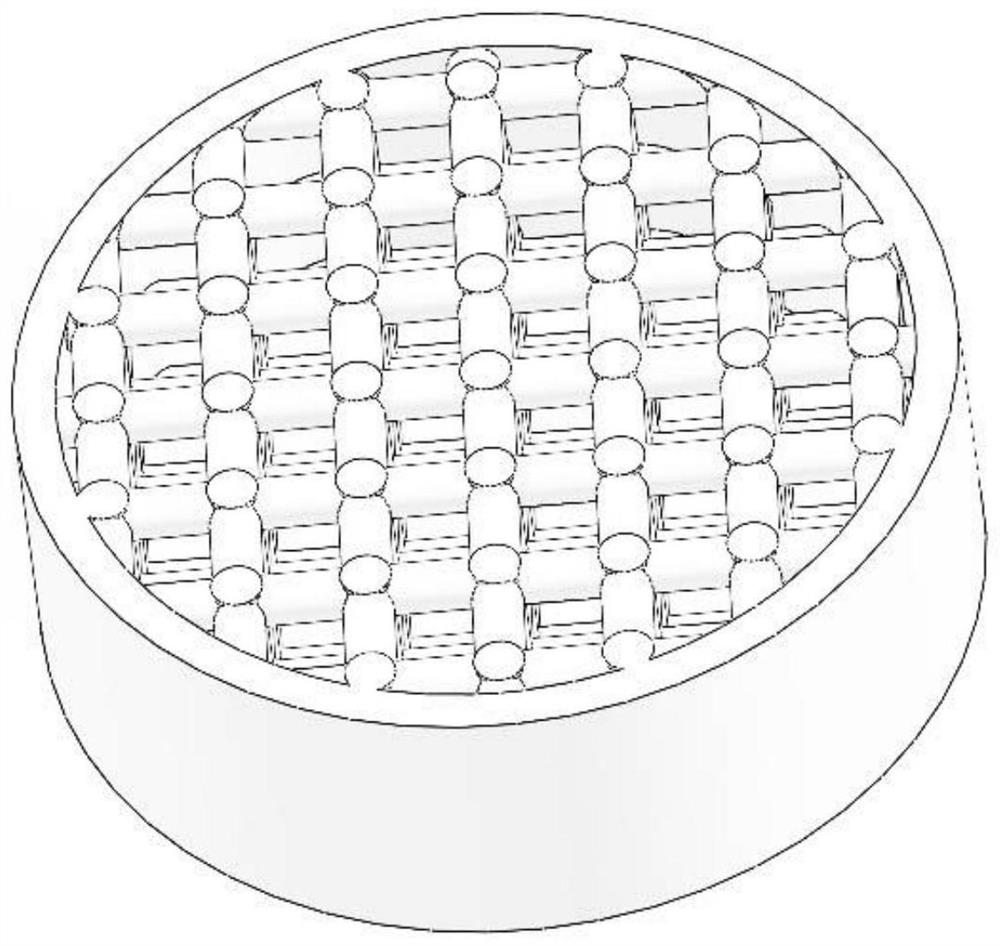 Controllable porous calcium phosphate scaffold and preparation method thereof