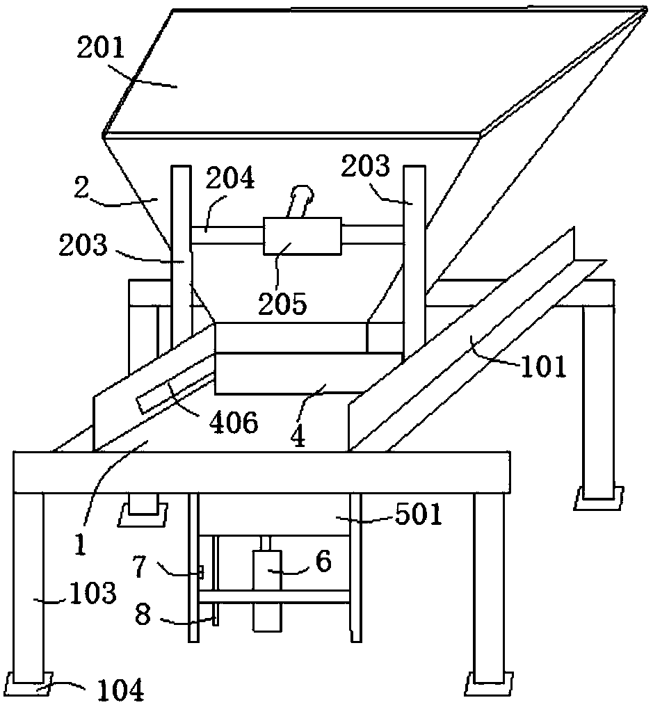 A continuous hydraulic processing system for unburned bricks