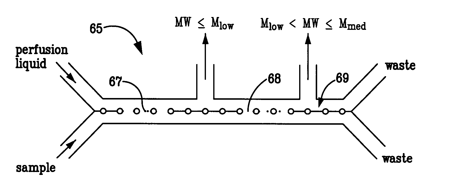 Method for dialysis on microchips using thin porous polymer membrane