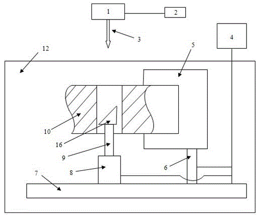 A method and device for underwater laser shock strengthening of prismatic shaped holes