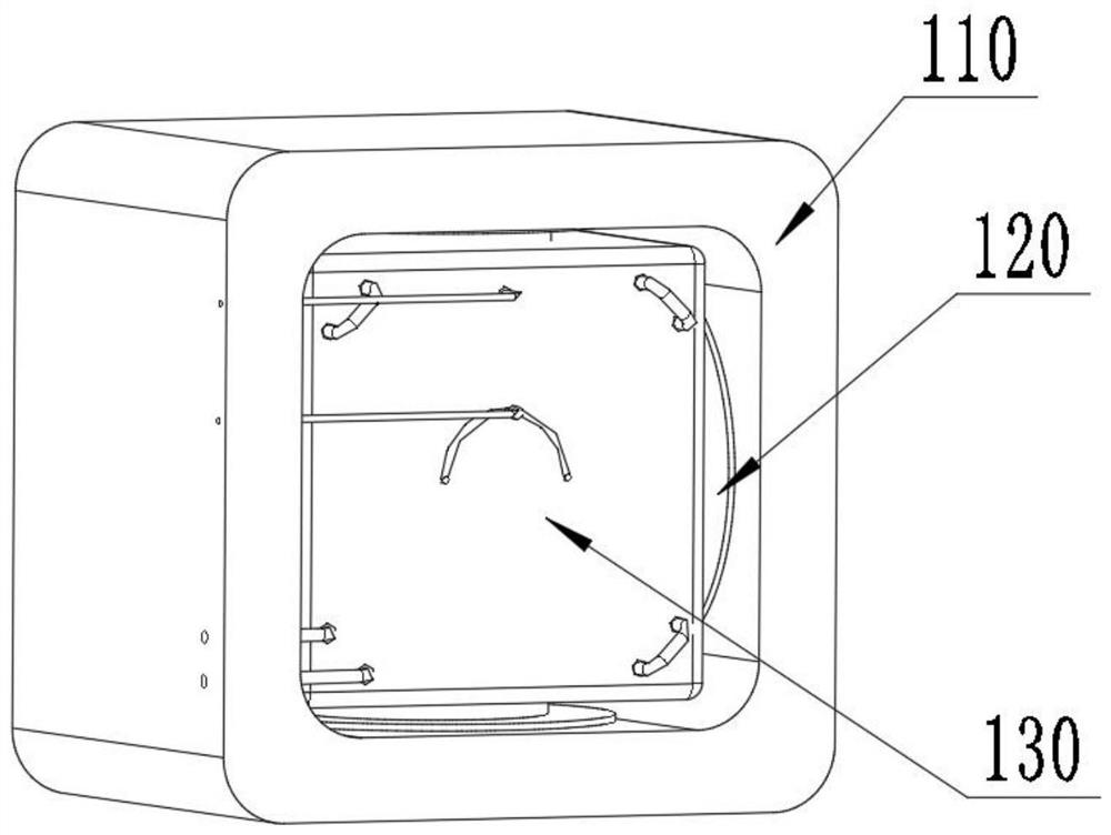 Visual test system for simulating grouting and seepage processes of fractured rock mass