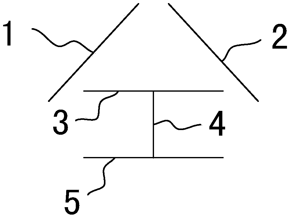 Splayed and I-shaped stitching method for embroidery and embroidery method